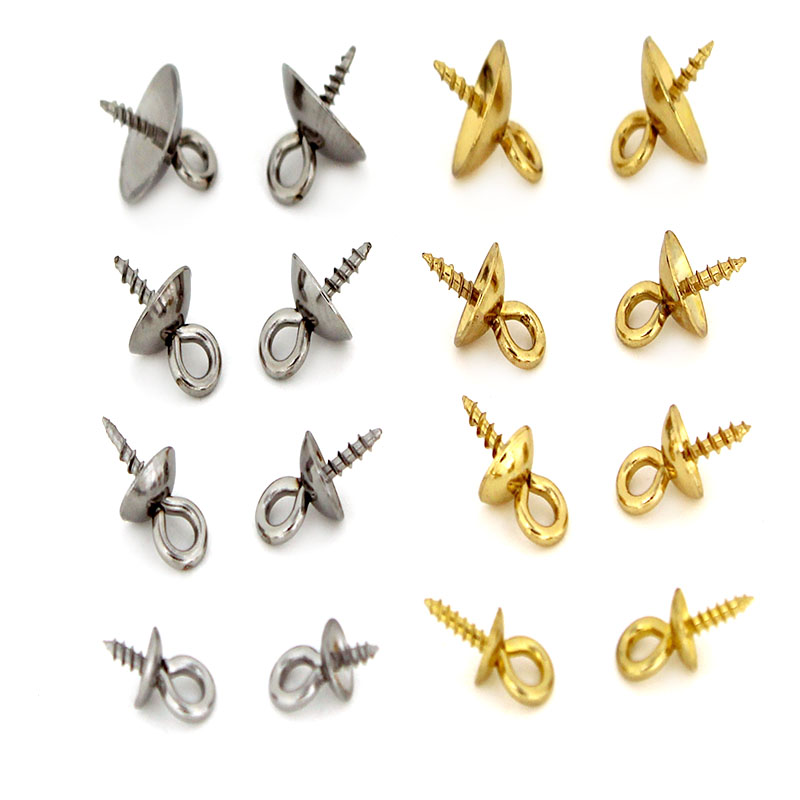 Jewelry Making Kit For Adults - 20Pcs Stainless Steel Clasps Hook Screw