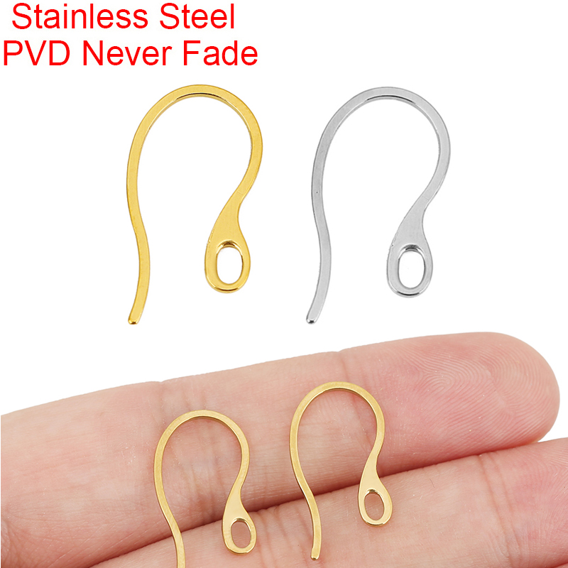 Jewelry Making Kit For Adults - 20pcs Hypoallergenic Stainless Steel Earrings Hooks