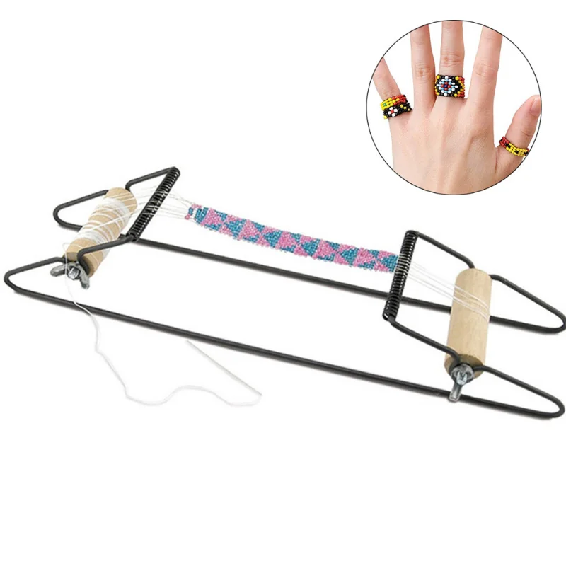 Jewelry Making Machines - Wood Weaving Beading Loom for Jewelry