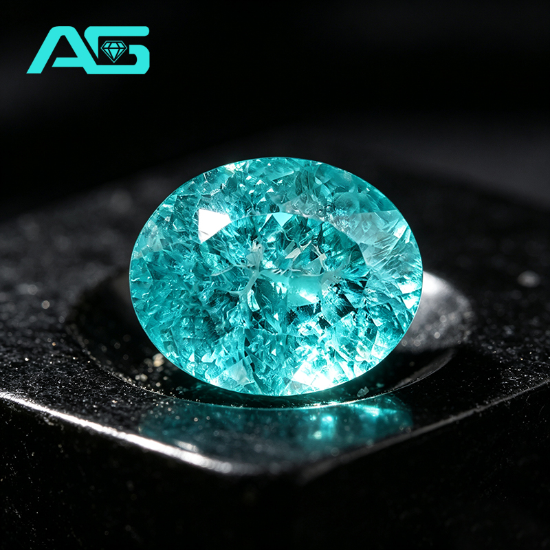 Jewelry Making For 5 Year Old - Top Paraiba Oval Shape Cotton Yttrium