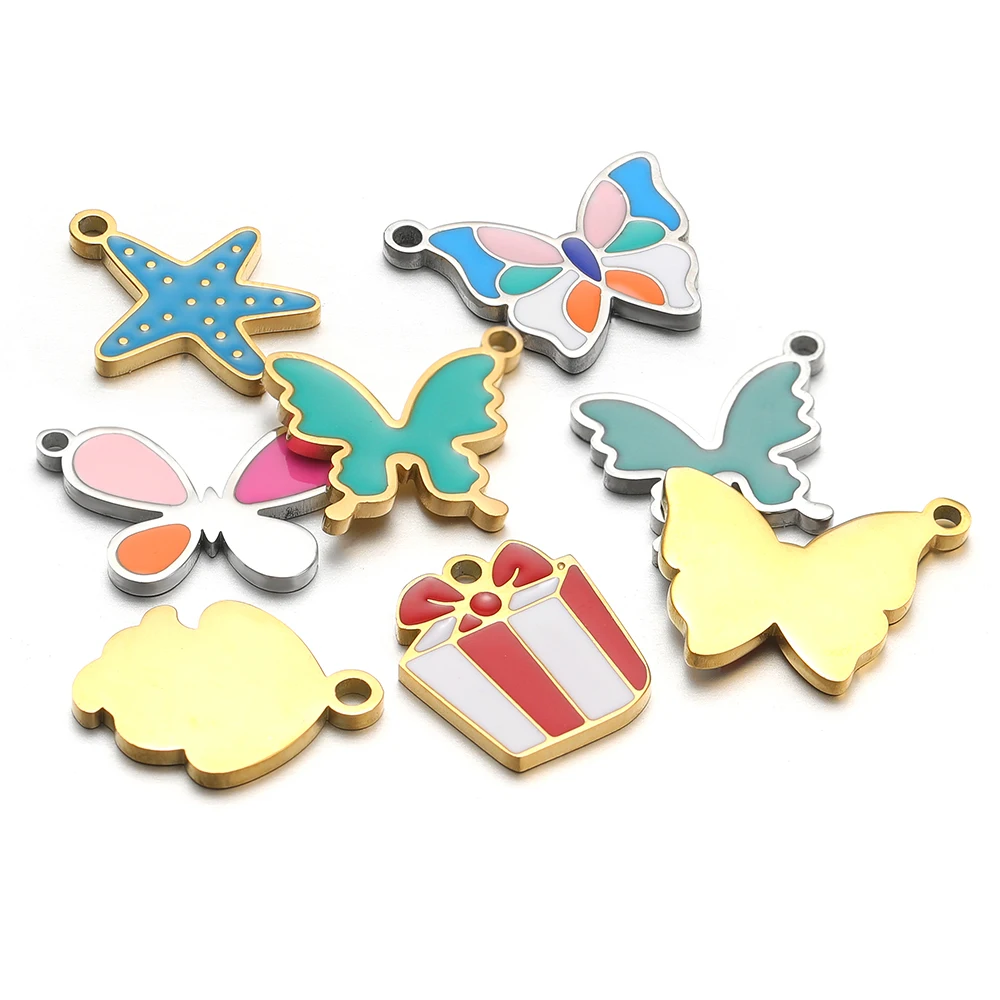 5pcs Stainless Steel Star Butt - Jewelry Making For 5 Year Old ulasan dan harga