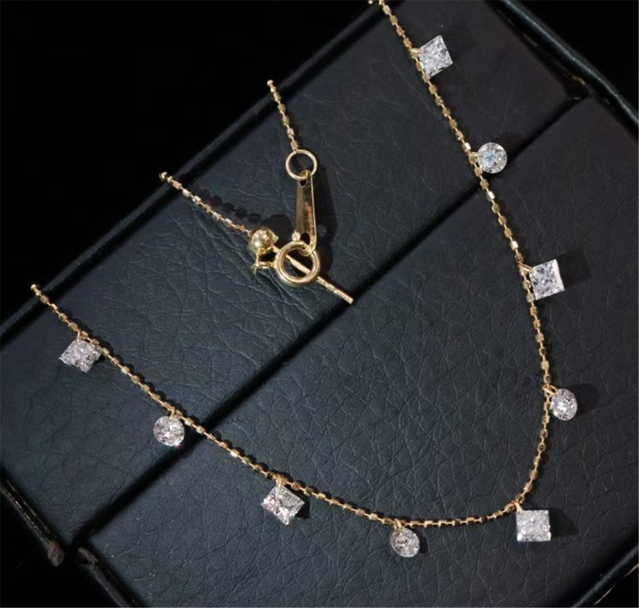 18K gold lab-grown diamond nec - Making Custom Jewelry ulasan dan harga