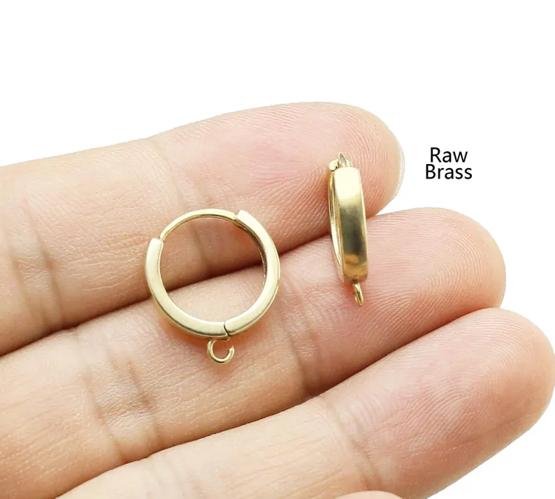 10pcs Brass Ear Hoops, Leverba - Jewelry Making Kit For Adults ulasan dan harga