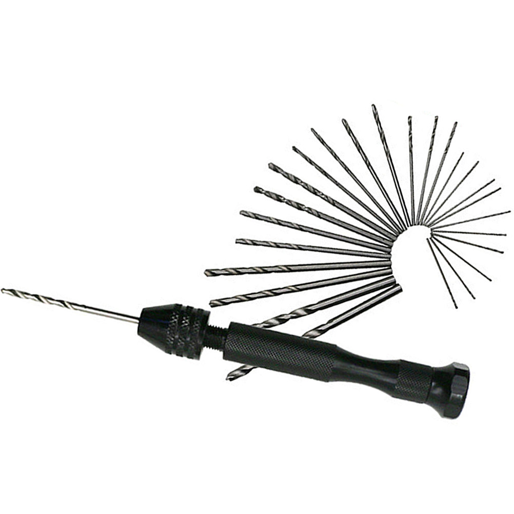 26Pcs Manual Hand Drill Kit Si - Jewelry Making Vise ulasan dan harga