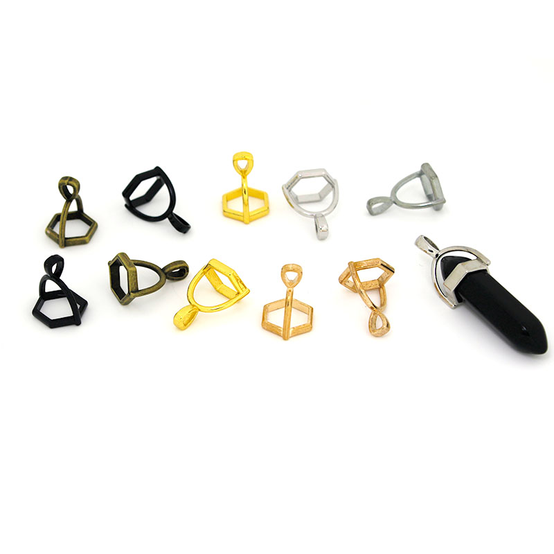 20Pcs Hexagonal Gemstone Cap N - Jewelry Making Kit For Adults ulasan dan harga