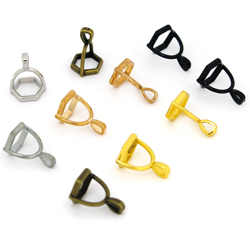 20Pcs Hexagonal Gemstone Cap N - Jewelry Making Kit For Adults ulasan dan harga