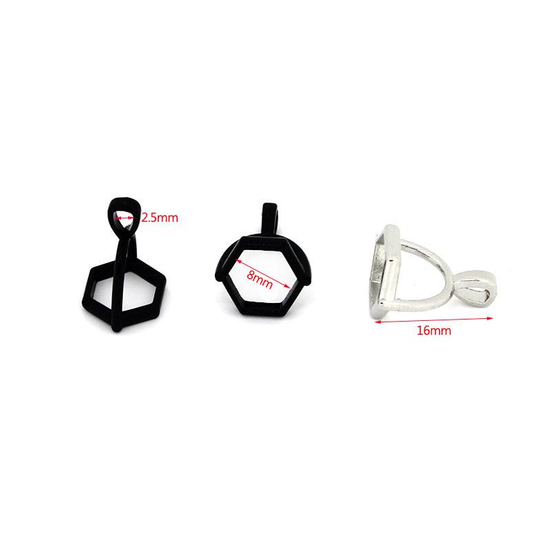 20Pcs Hexagonal Gemstone Cap N - Jewelry Making Kit For Adults ulasan dan harga