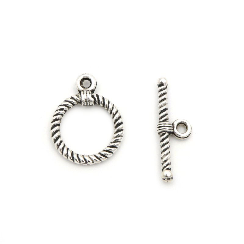 10 Sets Gold-Plate Silver Colo - Toggle Clasp Gold ulasan dan harga