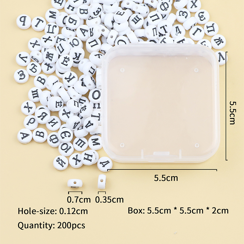 1 Box 200 Pcs White 4x7mm roun - Jewelry Making For 5 Year Old ulasan dan harga