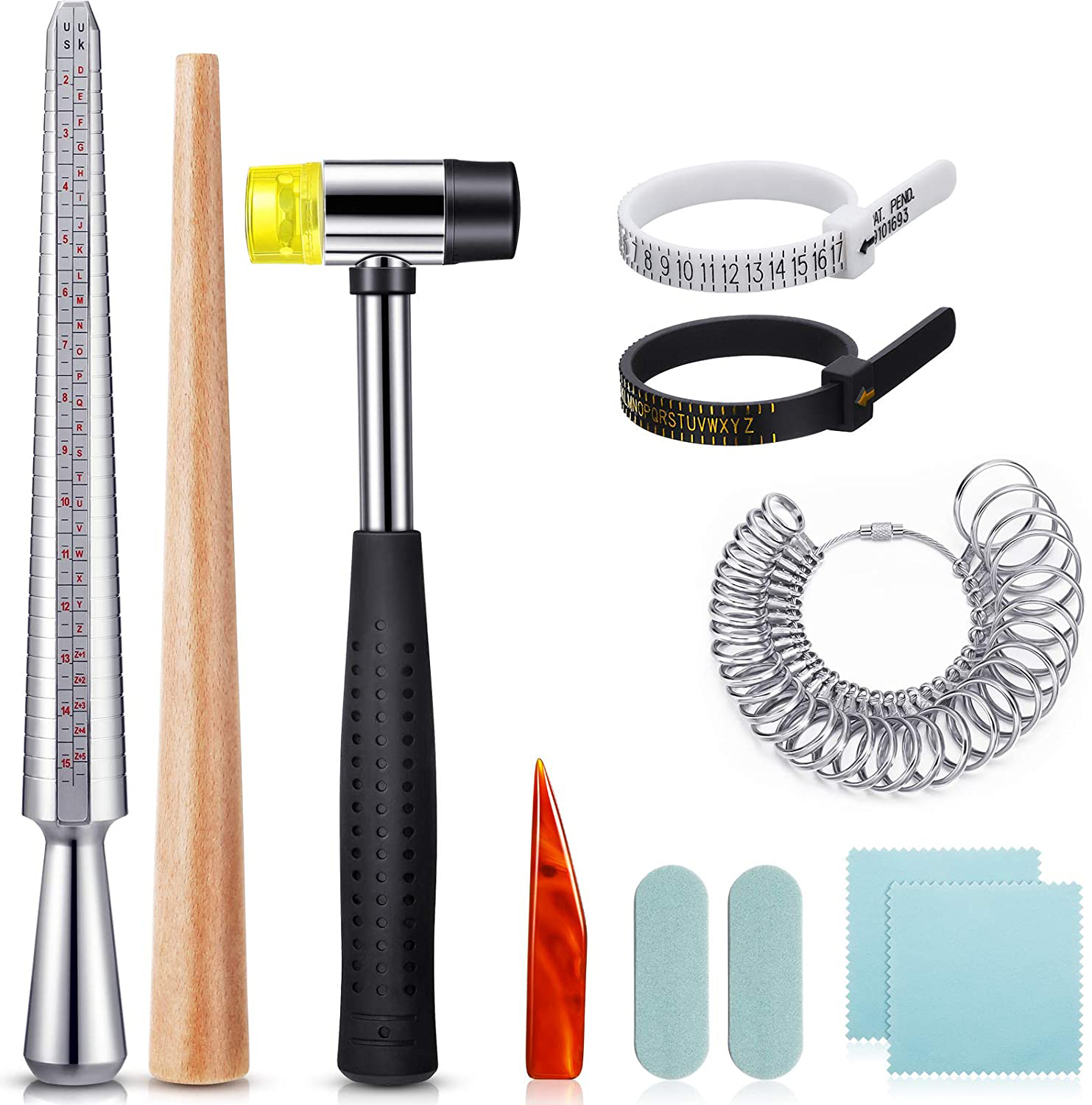 11 Pieces Of US UK Ring Mandre - Jewelry Making Machines ulasan dan harga