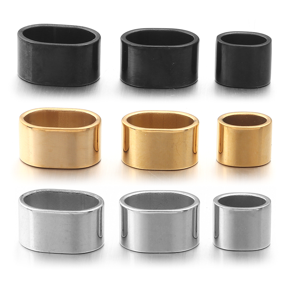 6pcs Flat Stainless Steel Tube - Jewelry Making Kit For Adults ulasan dan harga
