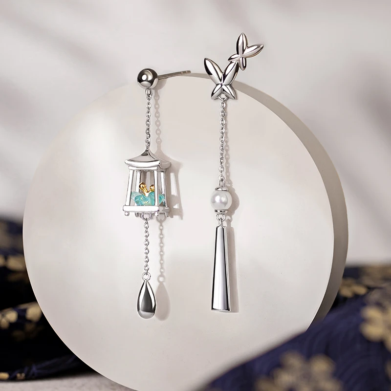 Thaya Women Earring Stud Green - Beading Needle Fine ulasan dan harga