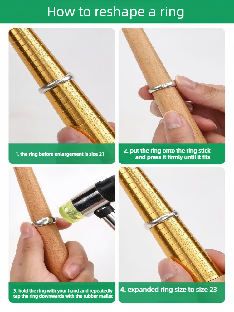 Wooden Ring Sizing Mandrel - J - Jewelry Making Machines ulasan dan harga