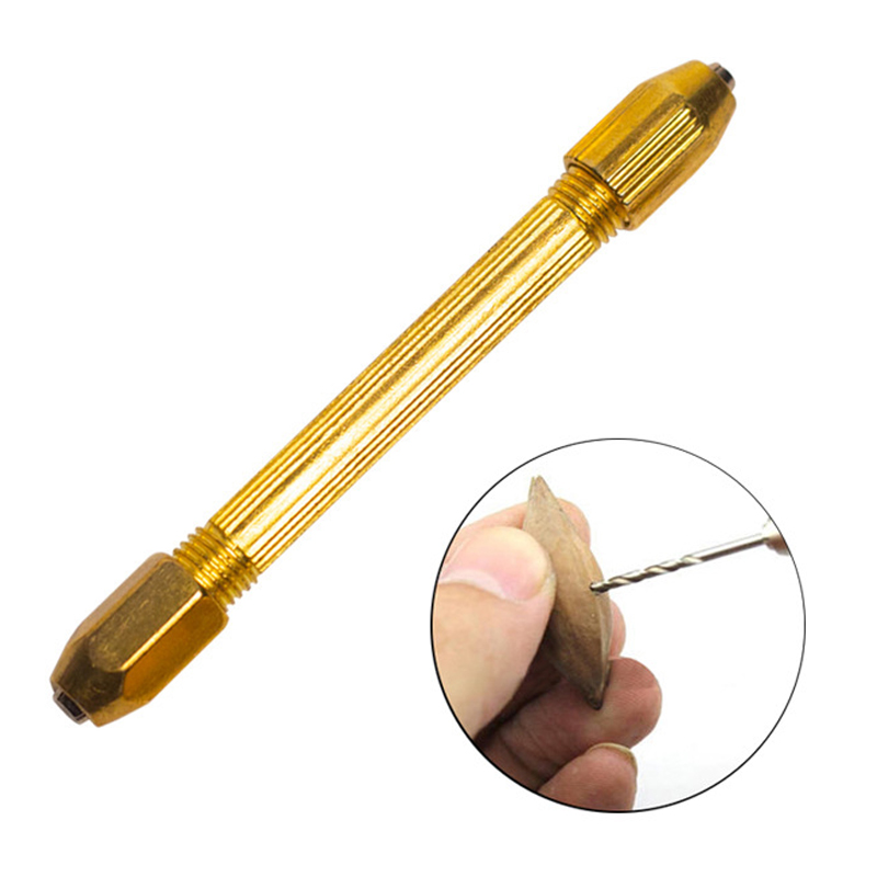 Golden Doublesided Pin Vise Ha - Jewelry Making Vise ulasan dan harga