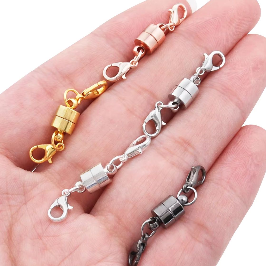 5Sets/Lot Magnetic Clasps With - Jewelry Making Kit For Adults ulasan dan harga