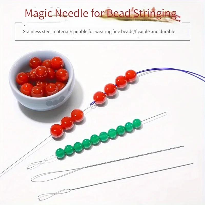 7pcs/set Stainless Steel Bead  - Beading Needle Fine ulasan dan harga