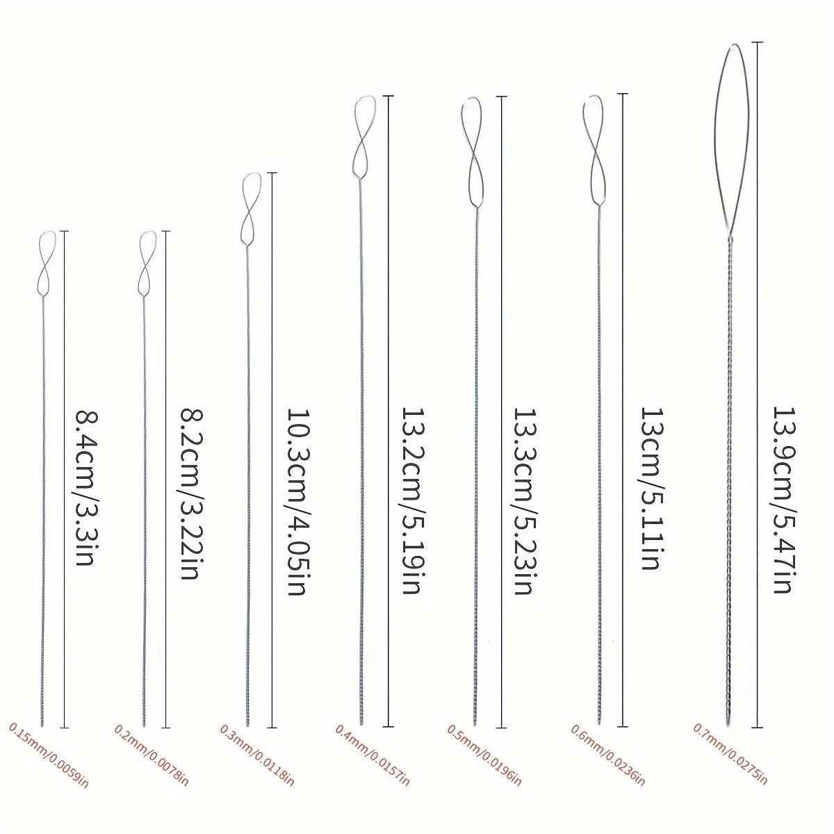 7pcs/set Stainless Steel Bead  - Beading Needle Fine ulasan dan harga