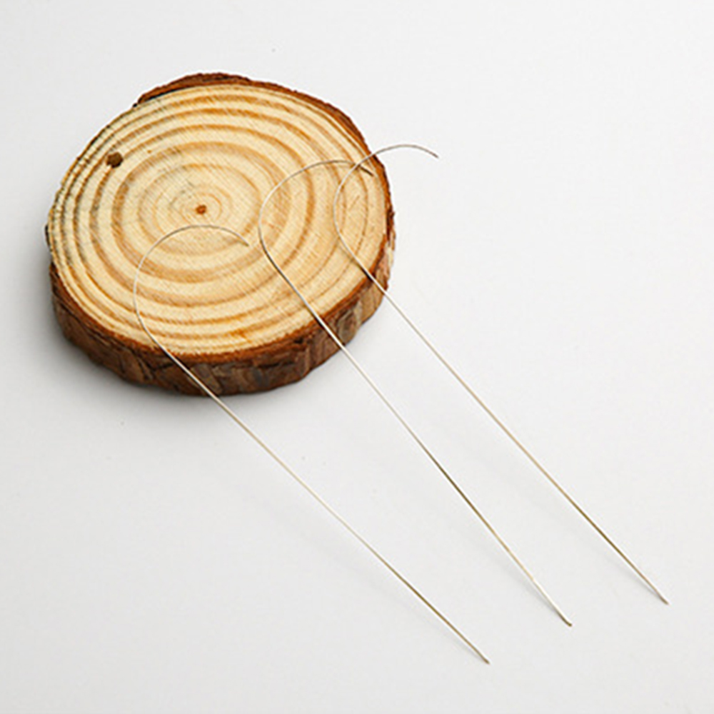 3pcs Stainless Steel Curved Ho - Beading Needle Fine ulasan dan harga