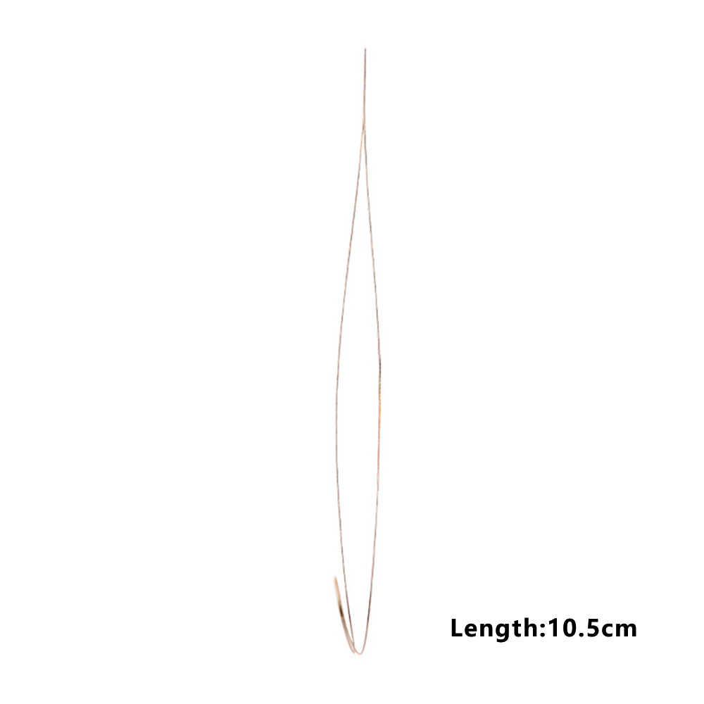 3pcs Stainless Steel Curved Ho - Beading Needle Fine ulasan dan harga