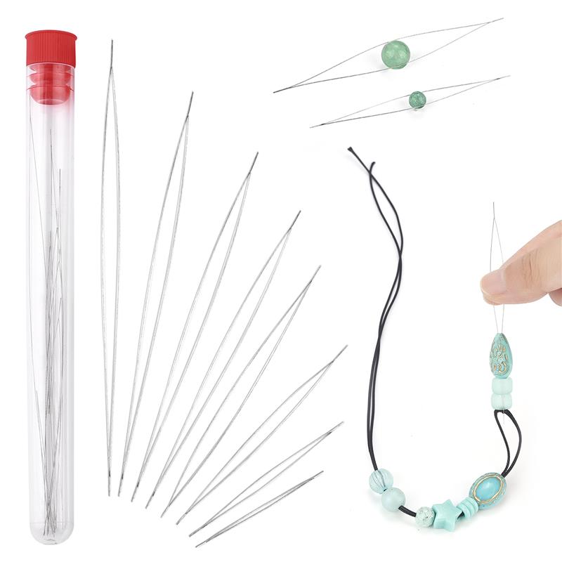 1set Open Beading Needles Pins - Beading Needle Fine ulasan dan harga