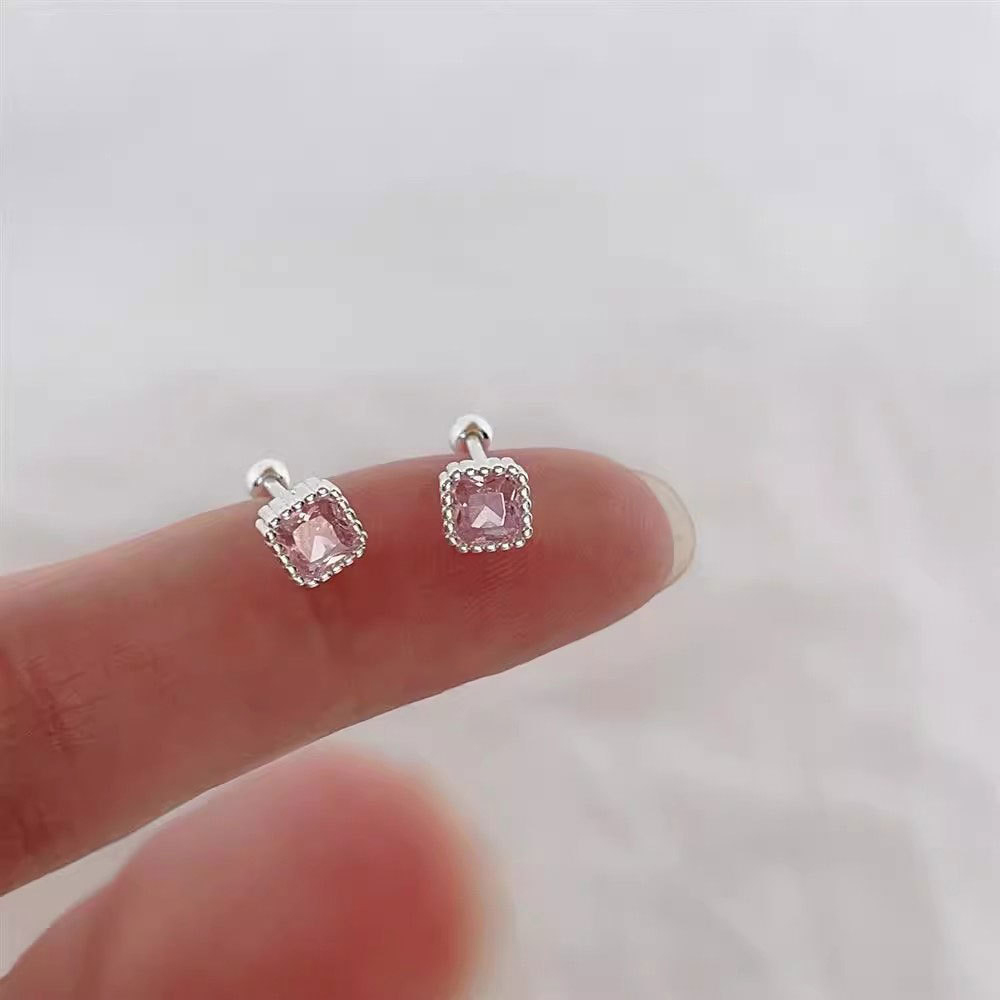 925 Silver Needle Zircon Squar - Beading Needle Fine ulasan dan harga