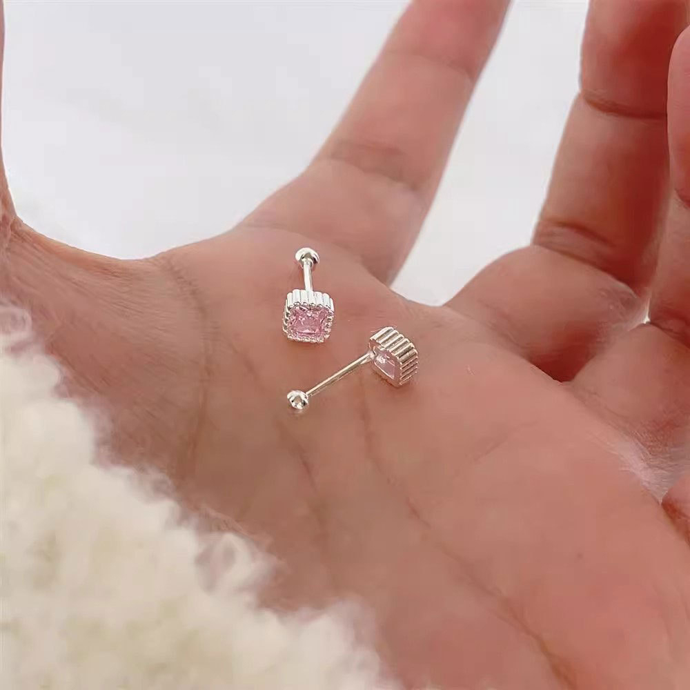 925 Silver Needle Zircon Squar - Beading Needle Fine ulasan dan harga
