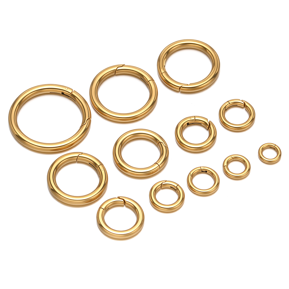 2Pcs/Lot Round Spring Clasps S - Jewelry Making Kit For Adults ulasan dan harga