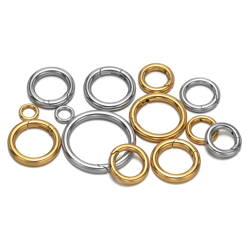 2Pcs/Lot Round Spring Clasps S - Jewelry Making Kit For Adults ulasan dan harga