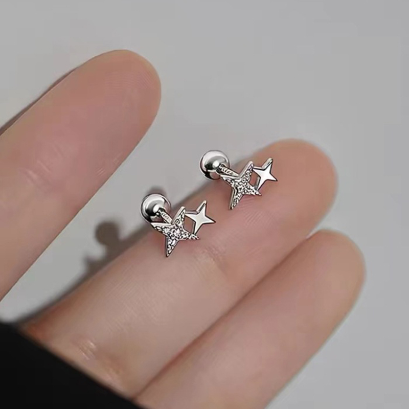 925 Silver Needle Zircon Star  - Beading Needle Fine ulasan dan harga