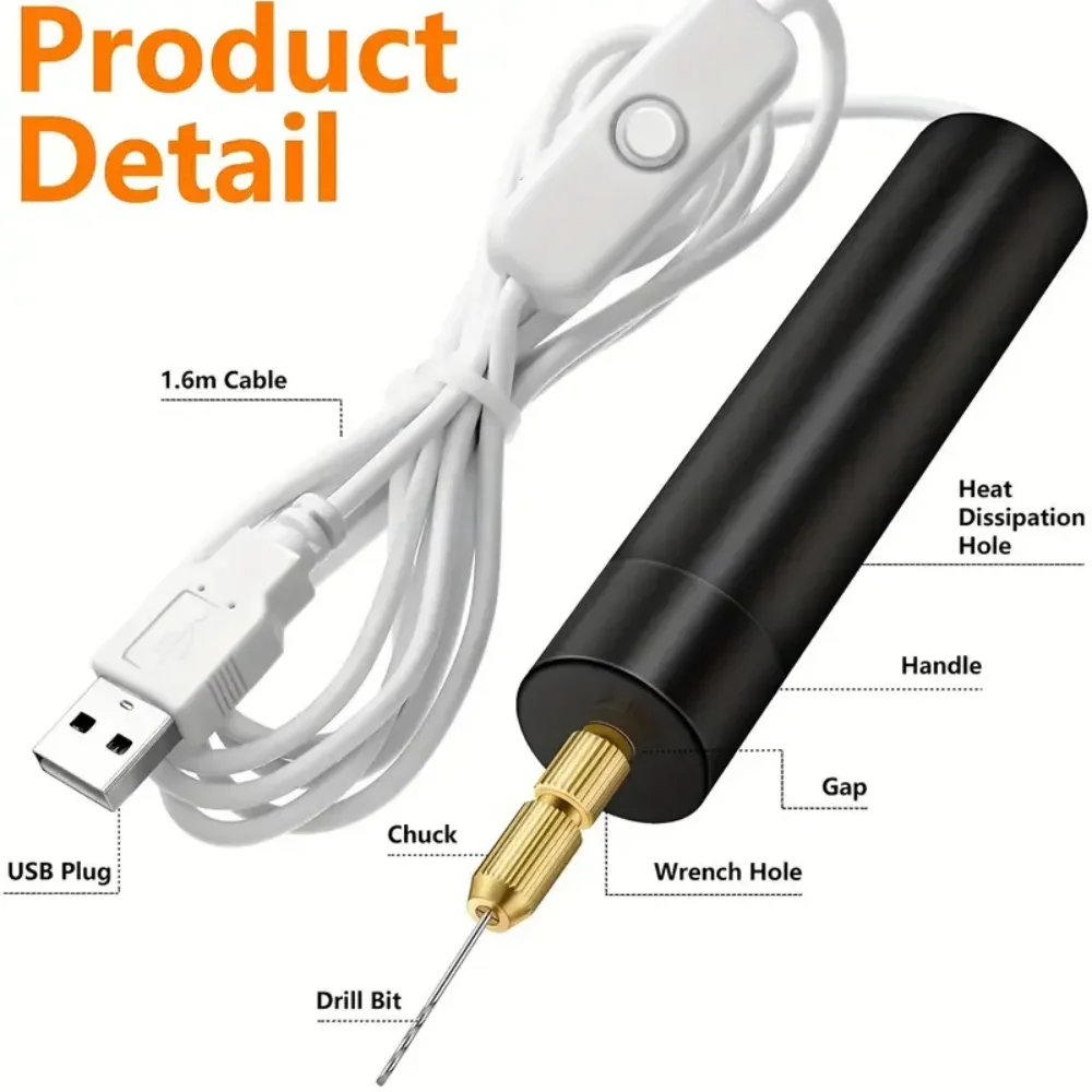 Portable Mini Electric Drill U - Jewelry Making Rotary Tool ulasan dan harga