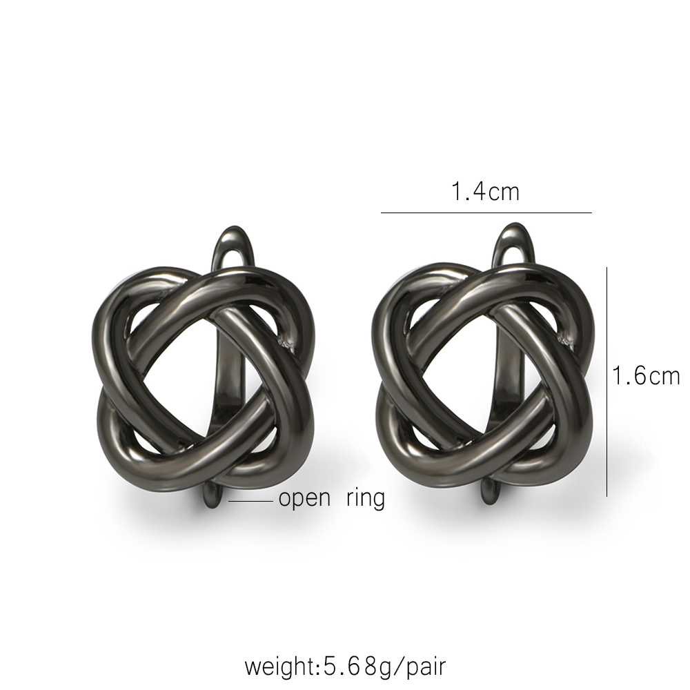 YANASI 1 Pair Gun Black  Brass - Jewelry Making Kit For Adults ulasan dan harga
