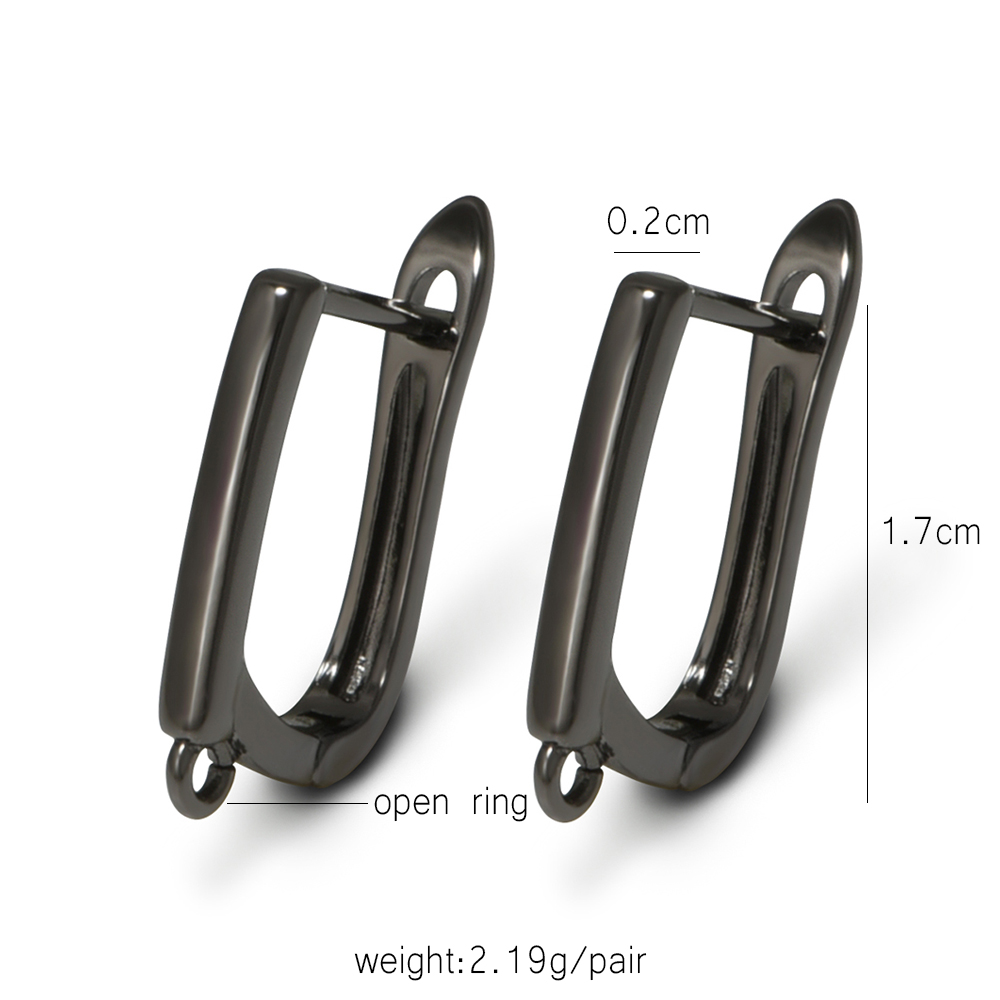 YANASI 1 Pair Gun Black  Brass - Jewelry Making Kit For Adults ulasan dan harga