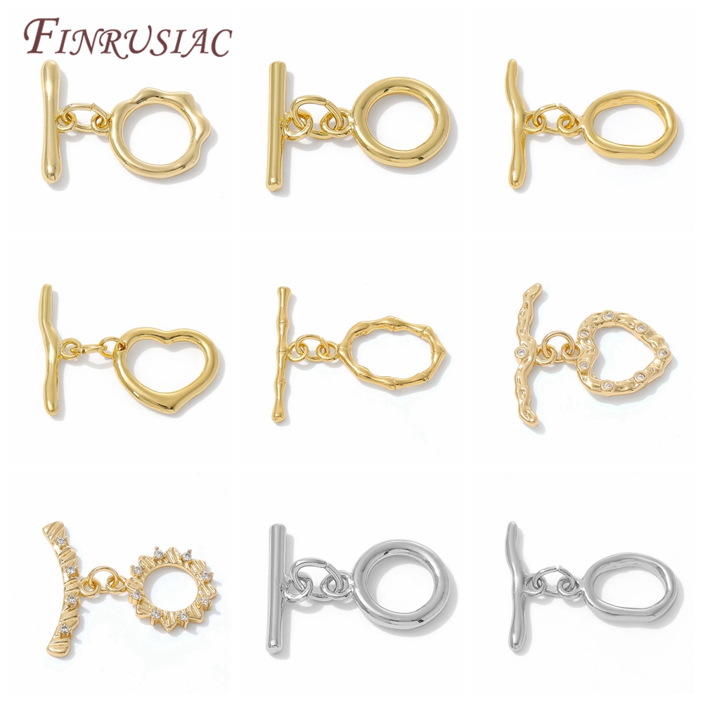 18K Gold Plated Toggle Clasp F - Toggle Clasp Gold ulasan dan harga
