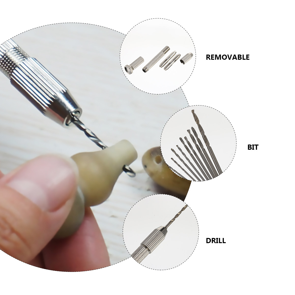 Hand Drill Needle Vise Rotary  - Jewelry Making Vise ulasan dan harga