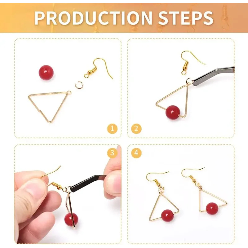 100/500pcs DIY Earring Finding - Jewelry Making Kit For Adults ulasan dan harga