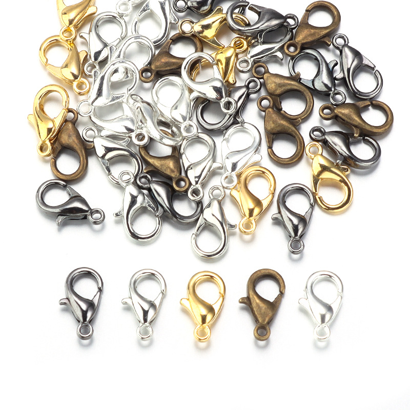 100pcs 9 12 14mm Zinc Alloy Lo - Jewelry Making Kit For Adults ulasan dan harga