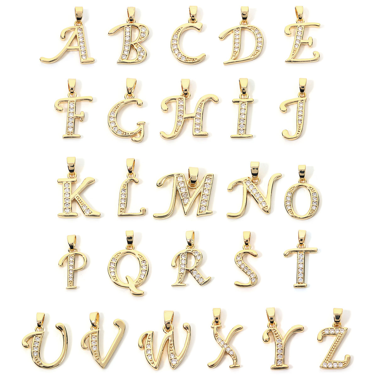 1pc Metal A-Z Alphabet Letter  - Making Custom Jewelry ulasan dan harga