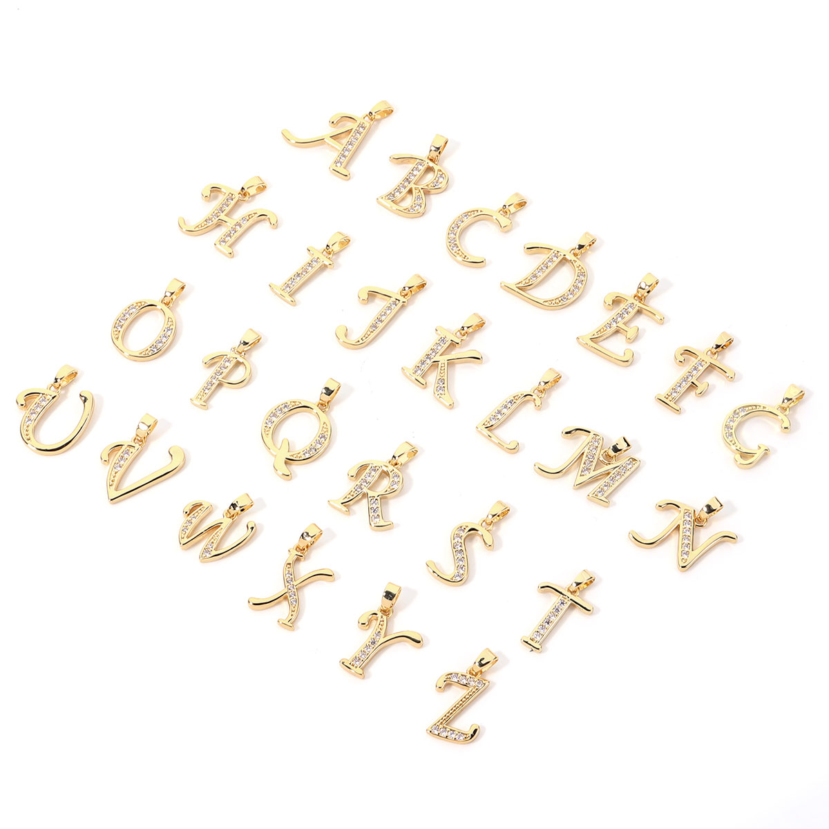 1pc Metal A-Z Alphabet Letter  - Making Custom Jewelry ulasan dan harga