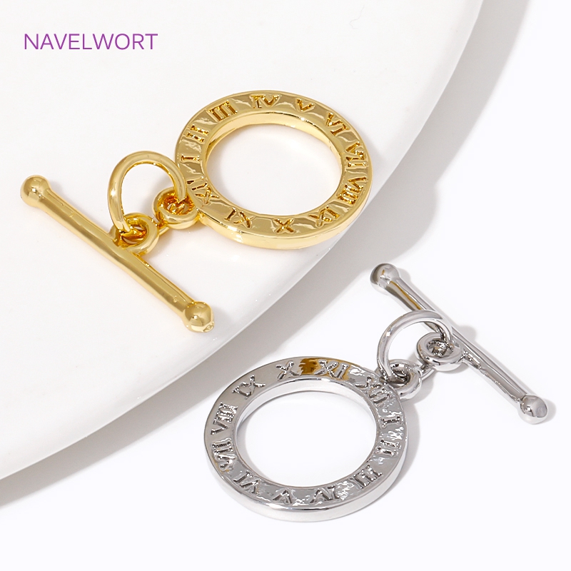 18K Gold Plated Round OT Clasp - Toggle Clasp Gold ulasan dan harga