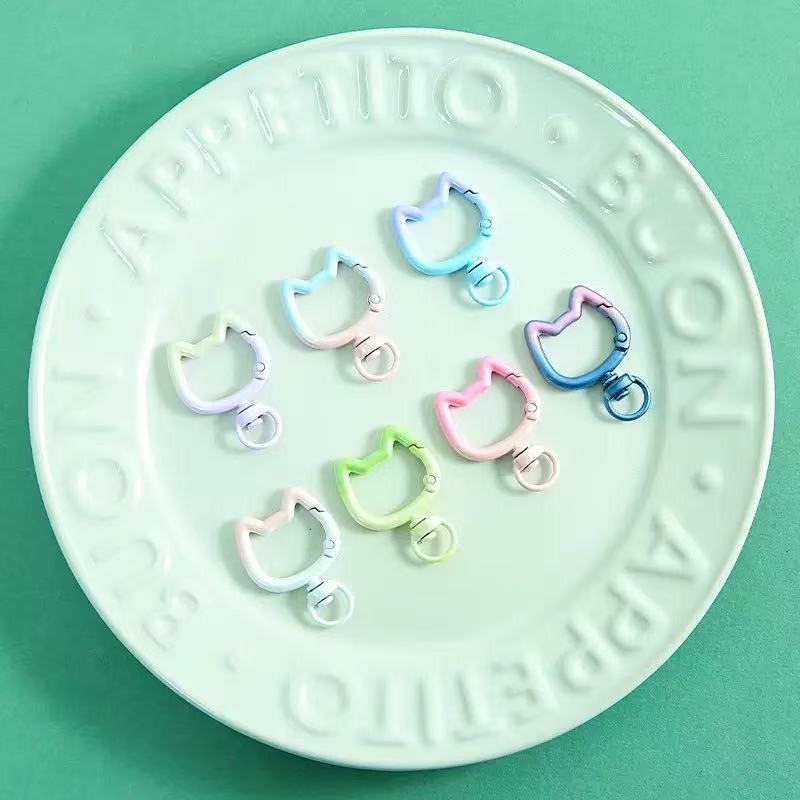 5-10PCS Gradient Cute Cat Clas - Jewelry Making Kit For Adults ulasan dan harga